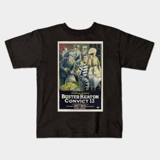 Buster Keaton Convict 13 Kids T-Shirt